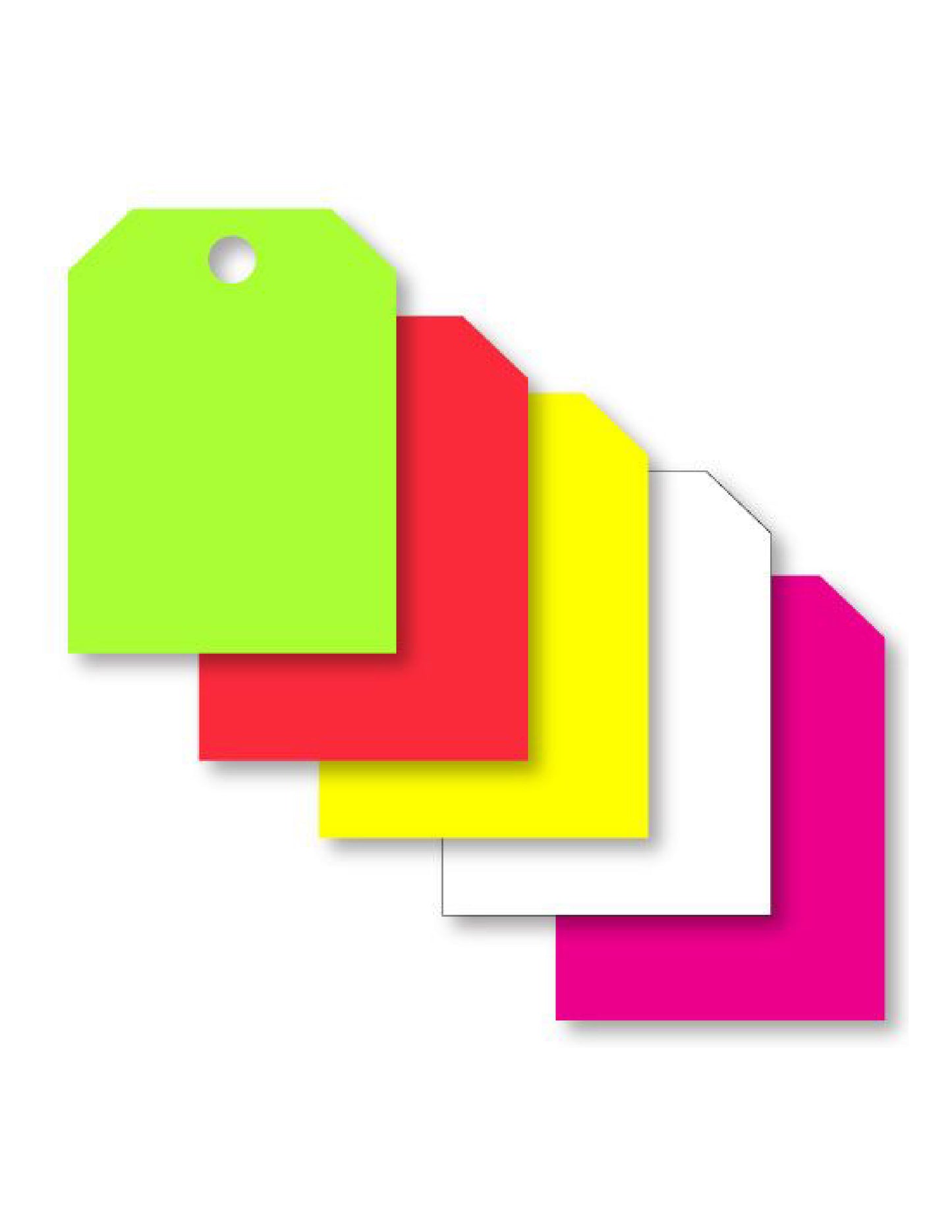 Blank – Multi Color Automotive Hang Tags (Increments of 250)